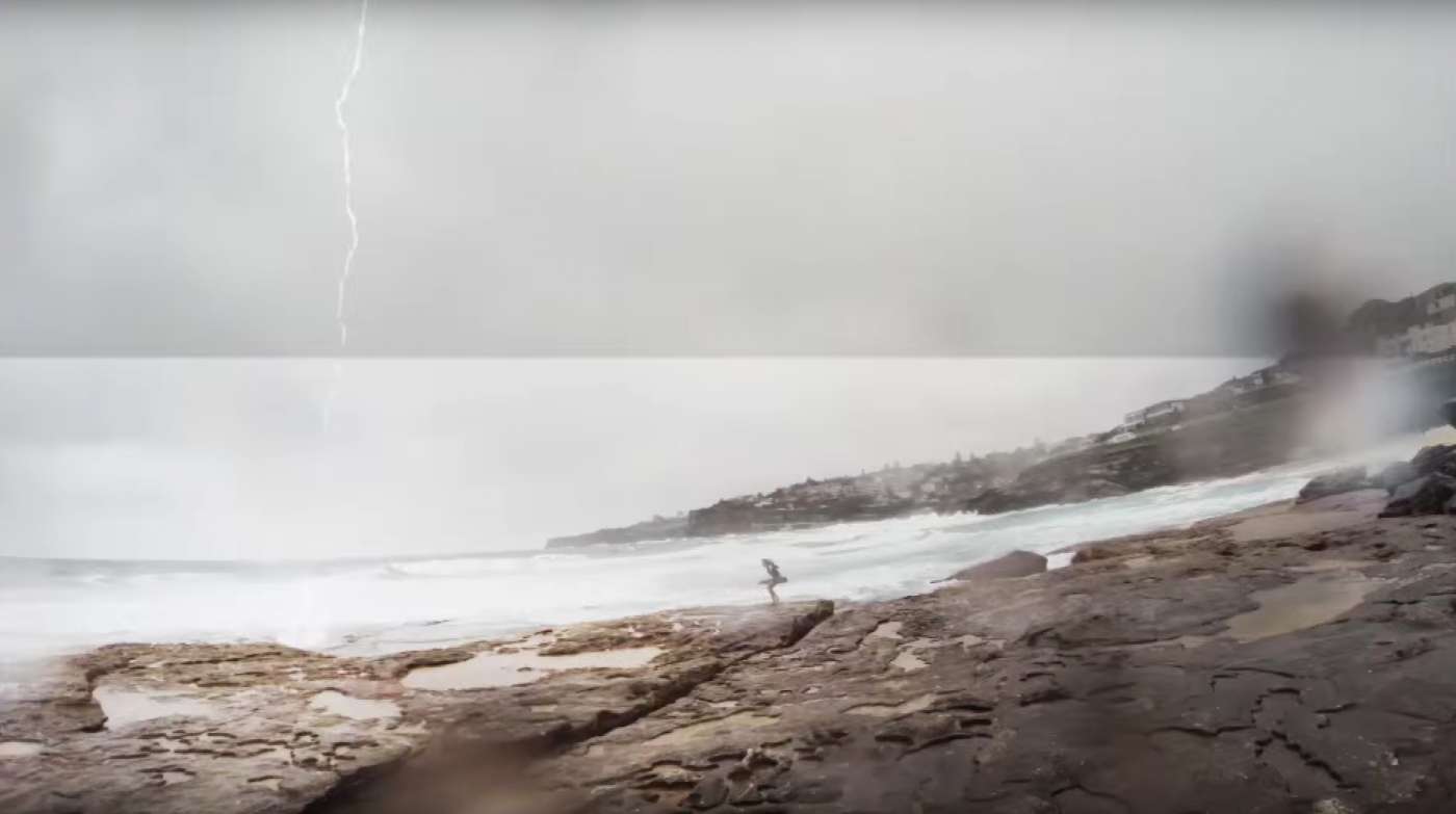 Woman comes within metres of instant death during lightning strike | FIVEAA